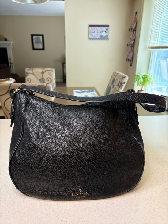 kate spade Handbags - Kate Spade Black Leather Shoulder Bag